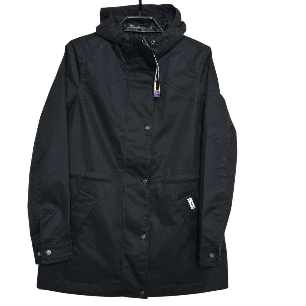 Womens Hunter Water Resistant Cotton Smock Jacket Size XS Black